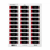 disco ball return address stickers (Full Sheet)