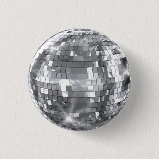 Disco Ball Ronde Button 3,2 Cm (Voorkant)