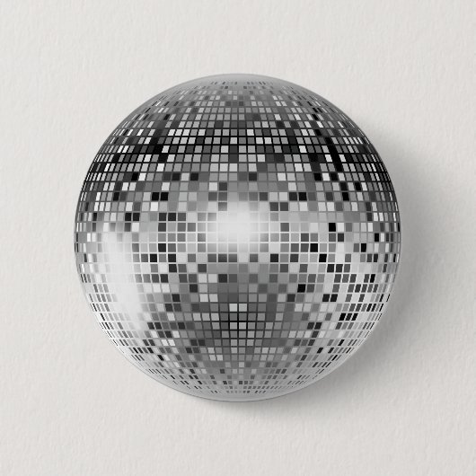 Disco Ball Ronde Button 5,7 Cm (Voorkant)