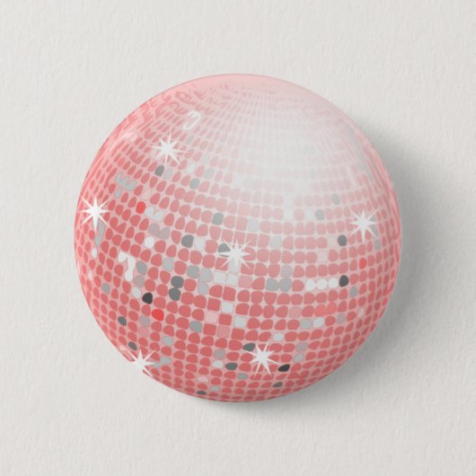 Disco Ball Ronde Button 5,7 Cm (Voorkant)