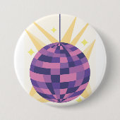 Disco Ball Ronde Button 7,6 Cm (Voorkant)