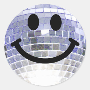 Disco Ball Ronde Sticker
