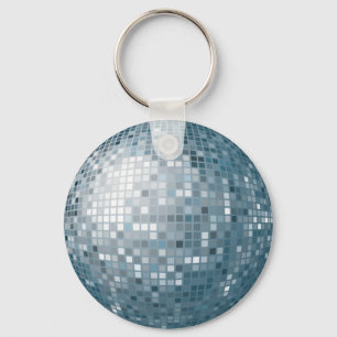 Disco Ball Silver Sleutelhanger