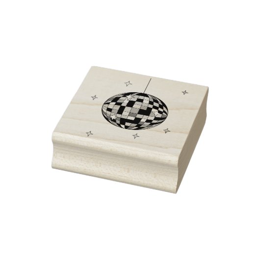 Disco Ball Stamp Rubberstempel (Stempel)