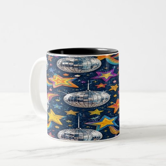 Disco Ball Stars Mug (Devant gauche)