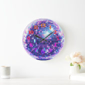 Disco Ball Wall Clock | Customizable  Grote Klok (Huis)