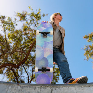 Disco-balletjes in pastelregenboogkleuren - 3D-opt Skateboard