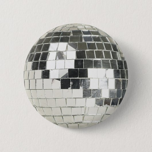 disco-ballfoto ronde button 5,7 cm (Voorkant)