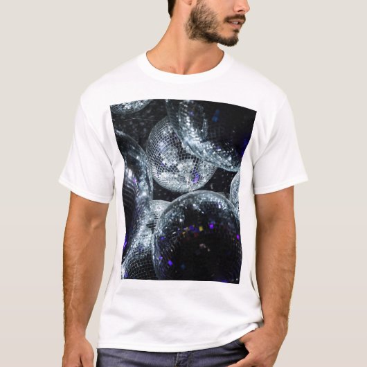 Disco Balls: Donkere feestsfeer T-shirt (Voorkant)