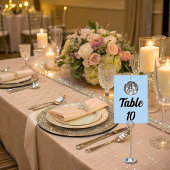 Disco Balls Welkom Trouwtafel Nummer Kaart