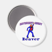 Disco Beaver Magneet (Voorkant / Achterkant)