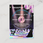  Disco bruiloft receptie Kaart (Voorkant)