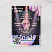 Disco bruiloft website Kaart (Voorkant)