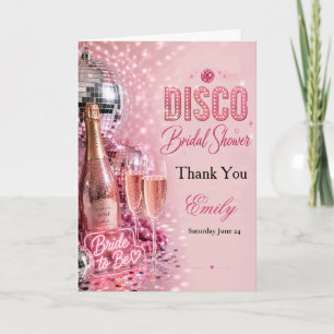 Disco Bruiloftsfeest Bedankt