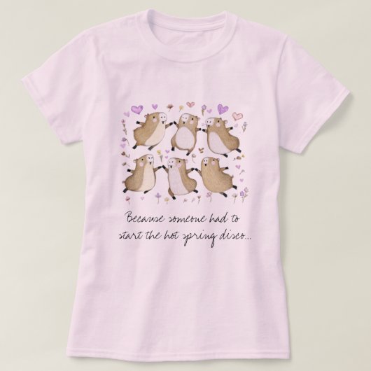 Disco Capybara T-shirt (Design devant)