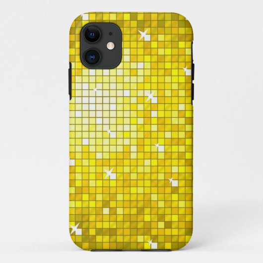 Disco Carreaux Jaune iPhone 5 coque (Dos)