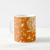 Disco Carreaux Orange tasse (Devant gauche)