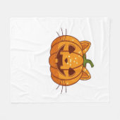 Disco Cat Jack o'Lantern Classic T-shirt Fleece Deken (Voorkant (Horizontaal))