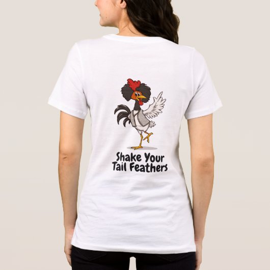 Disco Chicken Tri-Blend Shirt (Achterkant)