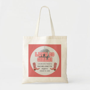 Disco Cowgirl Bachelorette Feest Tote Bag