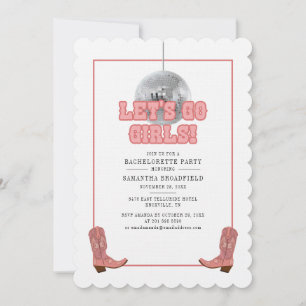 Disco Cowgirl Bachelorette laat je meiden zien Kaart