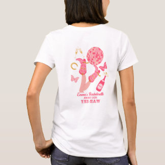 Disco Cowgirl Bachelorette Party T-shirt