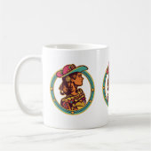 Disco Cowgirl Mug – Retro Western Autumn Vibes (Gauche)