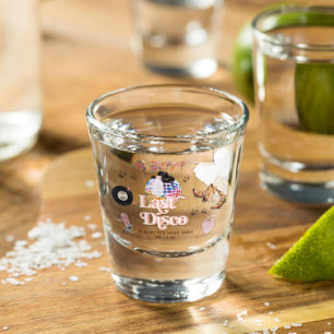 Disco Cowgirl Nashville Pink Rodeo Bachelorette Shot Glas