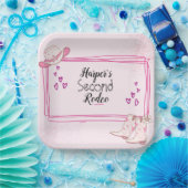 Disco Cowgirl Paper Bord (Feest)