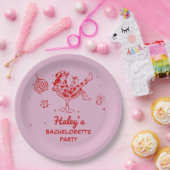 Disco Cowgirl Rodeo Bachelorette Weekend Papieren Bordje (Feest)