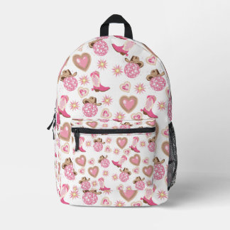 Disco Cowgirl Valentine Backpack Bedrukte Rugzak
