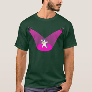 Disco DABBING Party Disco Hip Hop Eenhoorn Gift 4 T-shirt