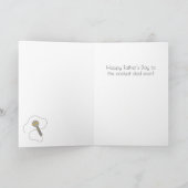 Disco Dad Funny Vaderdag Kaart (Binnen)