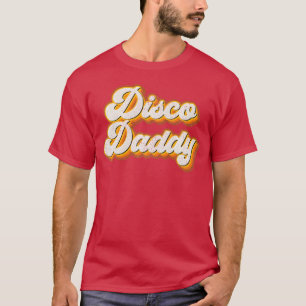 Disco Daddy bijpassende 60s 70s feestkleding papa T-shirt