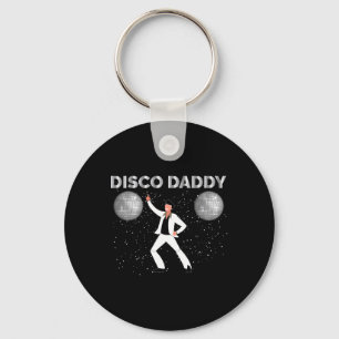 Disco Daddy Retro Matching Party Kostuum 6 Sleutelhanger