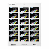 Disco Dance Adresetiketten Etiket (Full Sheet)