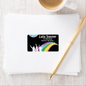 Disco Dance Étiquettes de adresse (En situation)