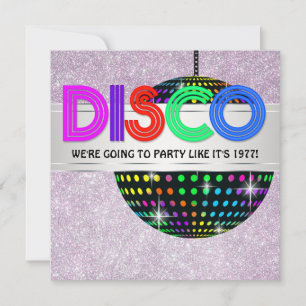 Disco Dance Feest Kaart
