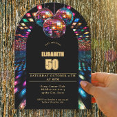 Disco Dance Invitation Anniversaire