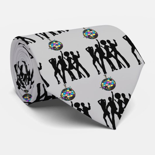 Disco Dance stropdas (Opgerold)