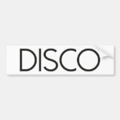 DISCO Dancing Bumpersticker (Voorkant)