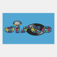 Disco Dancing Gespiegeld Bal en Vinyl Record