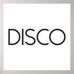 DISCO Dancing Poster