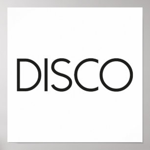 DISCO Dancing Poster