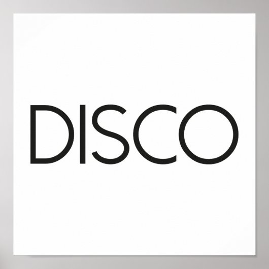 DISCO Dancing Poster (Voorkant)
