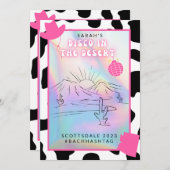 "Disco dans le désert" Invitation de Bach à Scotts (Devant / Derrière)