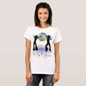 Disco-dans T-shirt (Voorkant volledig)