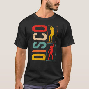 Disco Dansing King Queen Retro 70's Disco T-shirt