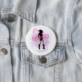 Disco Darlin' Bachelorette Team Bruid ID928  Ronde Button 7,6 Cm (In situ)