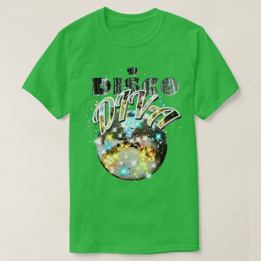 Disco Diva 1 T-shirt (Design voorkant)